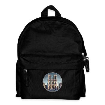 Notre Dame de Paris - Kids' Backpack - black - Front