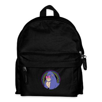Gorilla - Kids' Backpack - black - Front