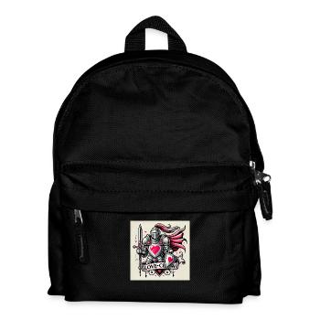 Love Crew Le chevalier - Sac à dos Enfant - noir - Devant