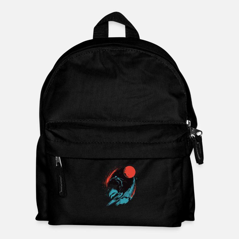 Cosmic Surf - Kinder Rucksack - Schwarz