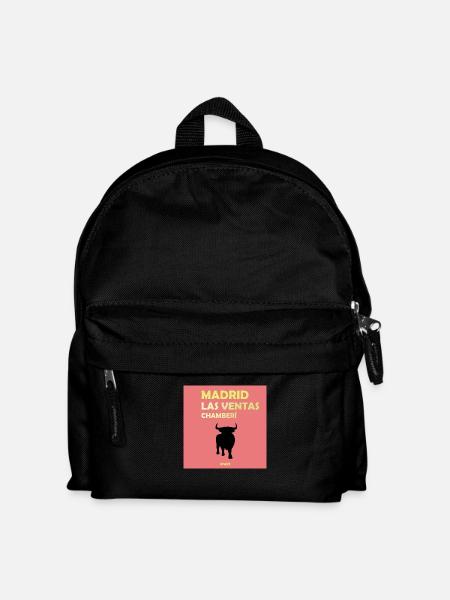 Madrid, Spanien - Kinder Rucksack - Schwarz