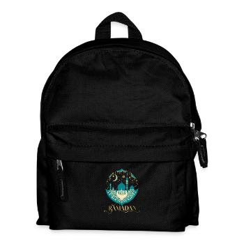 Ramadan Geschenk Eid Mubarak Islam Allah Muslim - Kinder Rucksack - Schwarz - Vorne