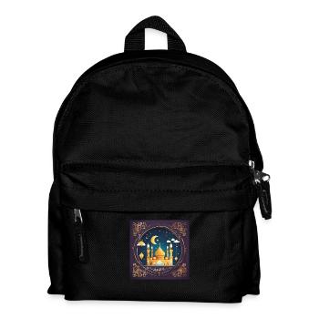 Ramadan Geschenk Eid Mubarak Islam Allah Muslim - Kinder Rucksack - Schwarz - Vorne