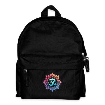 Om Mandala Spirituel Zen Yoga Bouddhiste - Sac à dos Enfant - noir - Devant