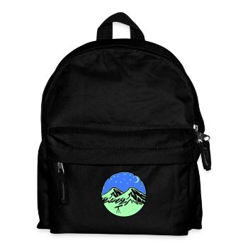 Starry Sky Mountains Telescope - Kids' Backpack - black - Front