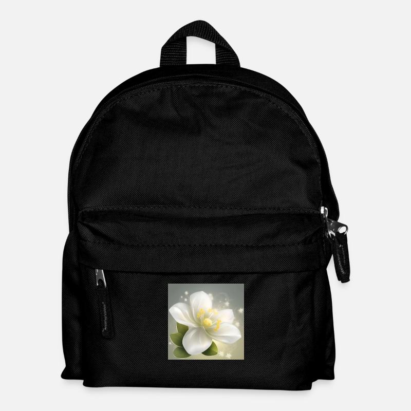 Delicate Flower - Kids' Backpack - black