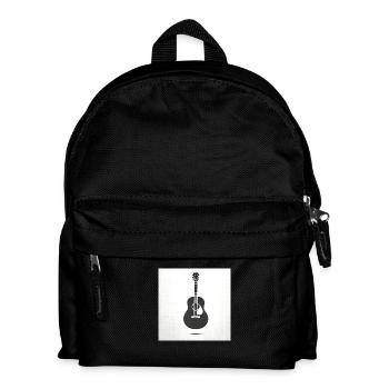 La beauté simple de la guitare acoustique - Sac à dos Enfant - noir - Devant