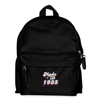 Hergestellt im 1935 Retro - Kinder Rucksack - Schwarz - Vorne