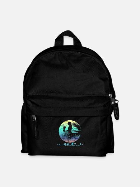 WK Surf dream woman - Kids' Backpack - black