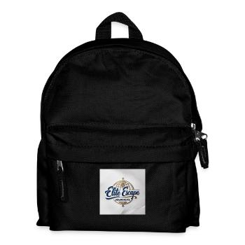 Luxurious Logo for Elite Escape Journeys - Kids' Backpack - black - Front