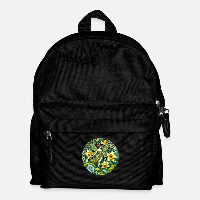 Narzisse Fee - Kinder Rucksack - Schwarz