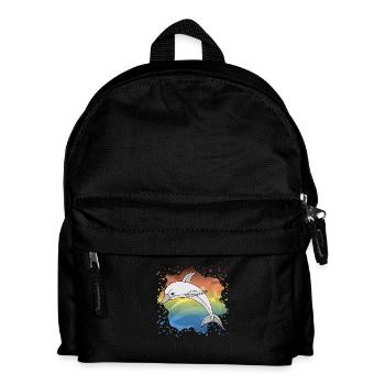 Dolphin - Kids' Backpack - black - Front