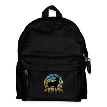 Deer - Kids' Backpack - black - Front