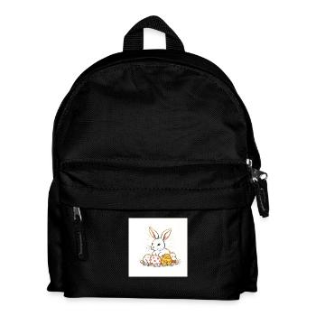 Kunterbuntes Osterfest - Kinder Rucksack - Schwarz - Vorne
