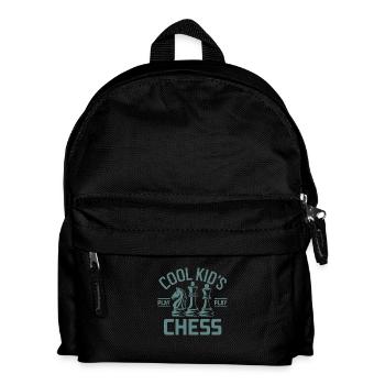 Amateur d’échecs Joueur d’échecs Cadeau Échecs Sports - Sac à dos Enfant - noir - Devant
