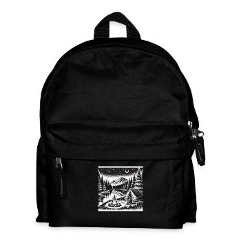 Camping - Feux de camp, nature sauvage et liberté - Sac à dos Enfant - noir - Devant
