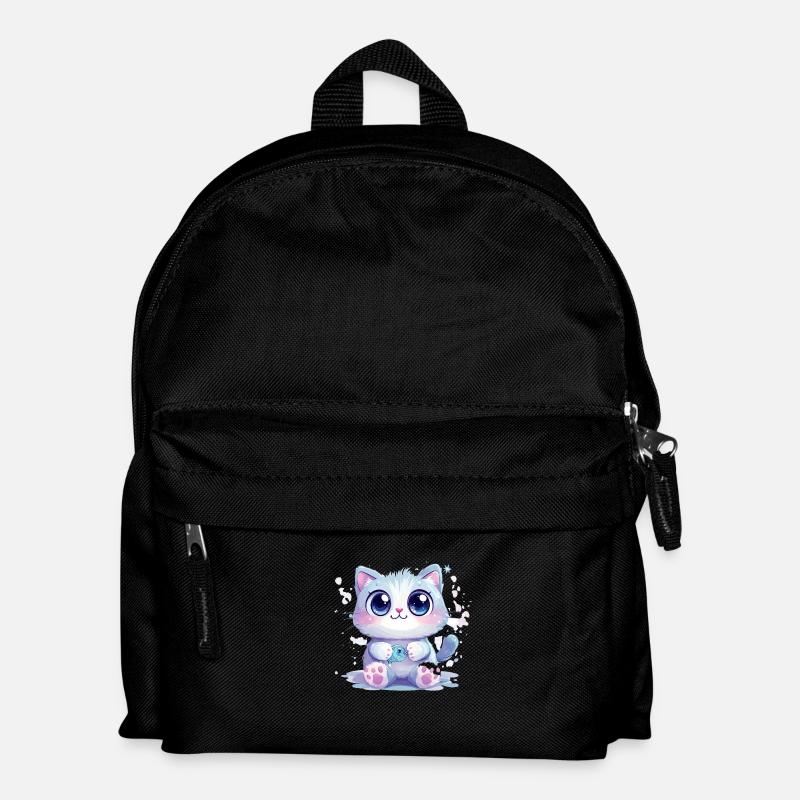 Cat - Kids' Backpack - black
