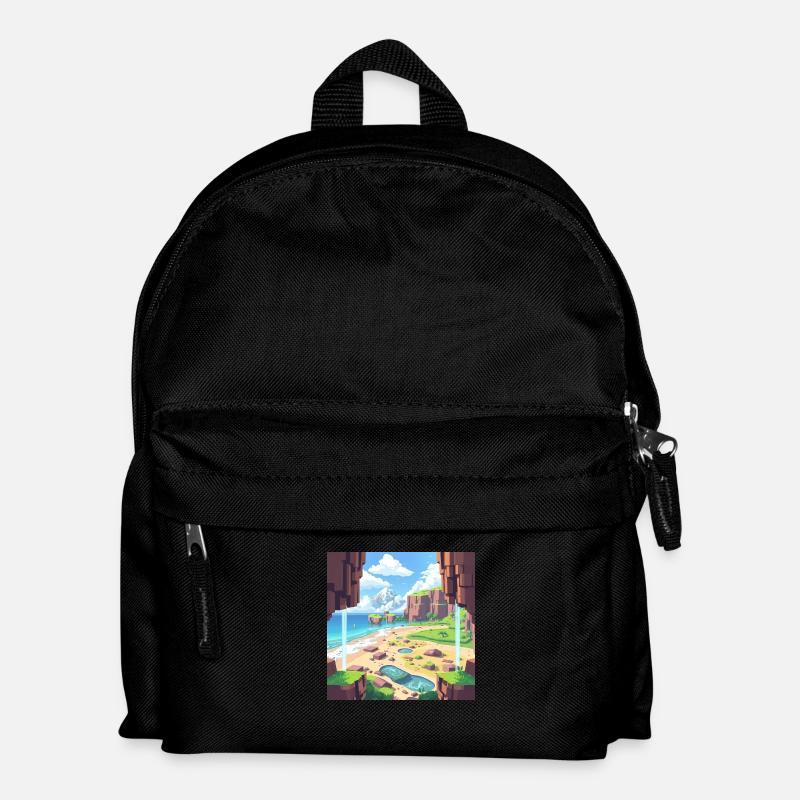 Utopie - Kinder Rucksack - Schwarz