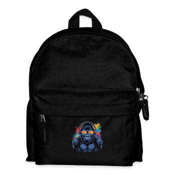 L’art du gorille - Sac à dos Enfant - noir - Devant