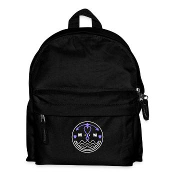 Moin for Northern Lights and Hamburg T-Shirt - Kids' Backpack - black - Front