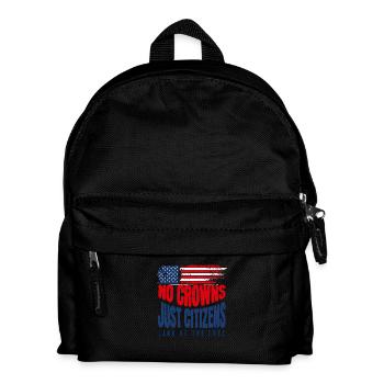 No Crowns Just Presidents Eagle No King - Kids' Backpack - black - Front