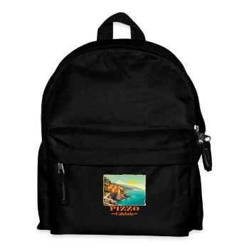 Pizzo Calabria orange - Kids' Backpack - black - Front