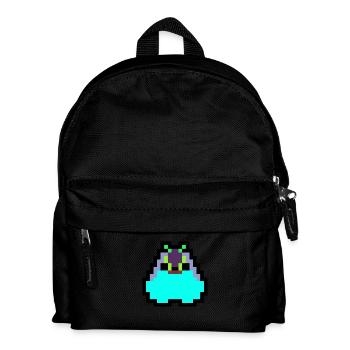 Pixel Küken - Kinder Rucksack - Schwarz - Vorne