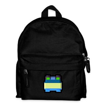 Pixel Smile - Kinder Rucksack - Schwarz - Vorne