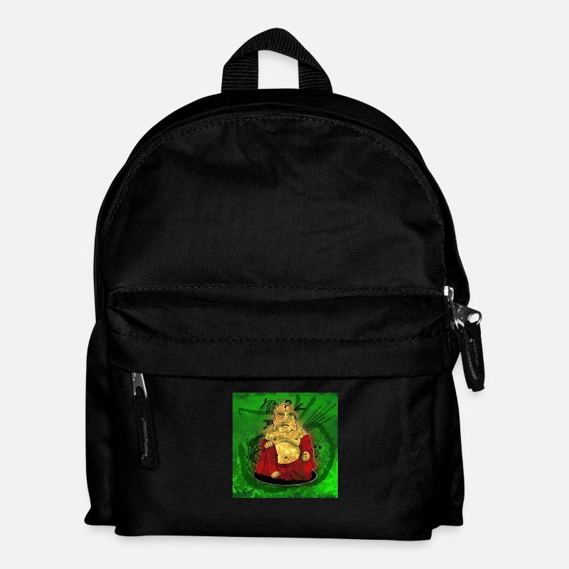 Buddha - Kinder Rucksack - Schwarz