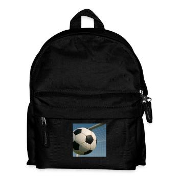 Sport - Fußball - Kinder Rucksack - Schwarz - Vorne