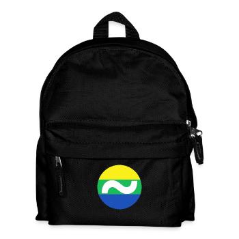 Wave Flag | ~NU relations | Vector - Kids' Backpack - black - Front