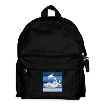 Delphine - Kinder Rucksack - Schwarz - Vorne