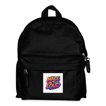 Make It Loud – Ose le Volume - Sac à dos Enfant - noir - Devant