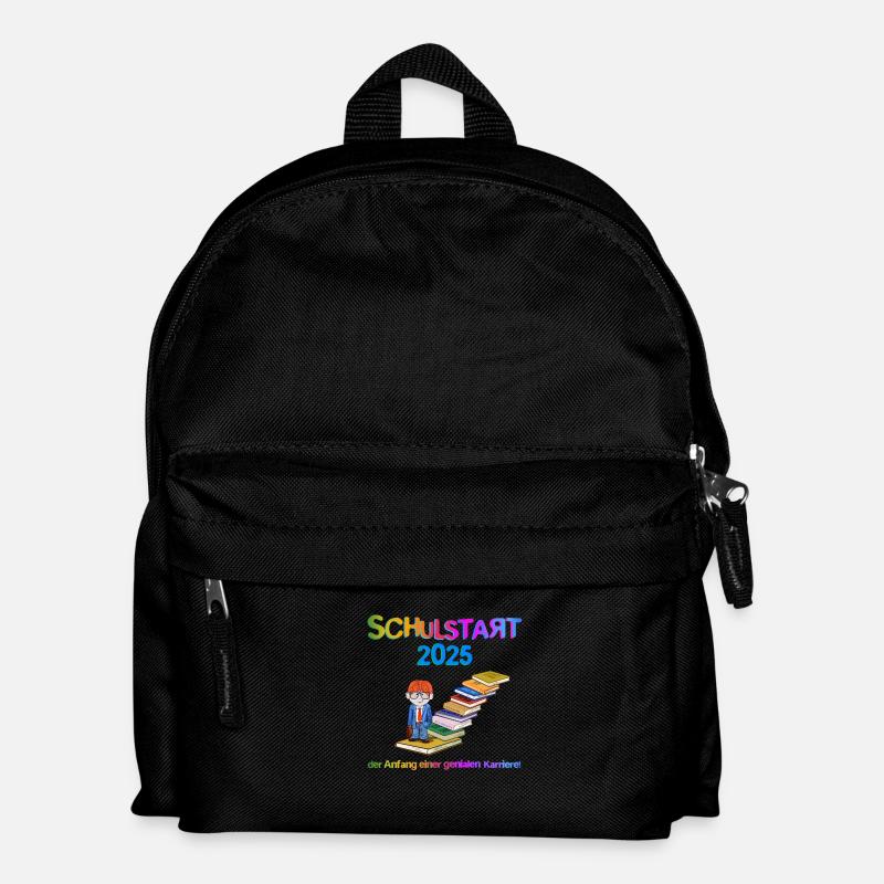 Schulstart 2025 - Kinder Rucksack - Schwarz
