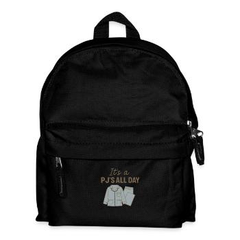 PJ'S All Day – Lazing around in your pyjamas - Kids' Backpack - black - Front