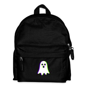 EDM Trikolor - Kleiner Geist - Glitch - Rave style - Kinder Rucksack - Schwarz - Vorne