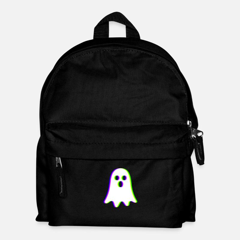 EDM Trikolor - Kleiner Geist - Glitch - Rave style - Kinder Rucksack - Schwarz