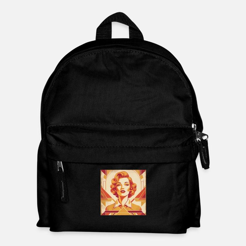 Retro Design - Kids' Backpack - black
