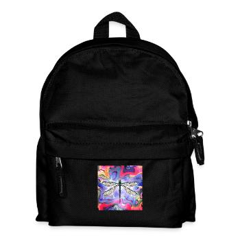 Libelle - Kinder Rucksack - Schwarz - Vorne