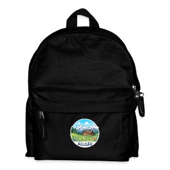 Allgäu Alps - Kids' Backpack - black - Front