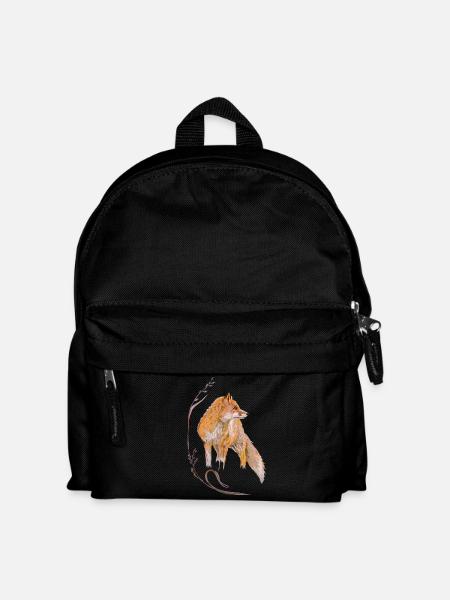 Fuchs - Kinder Rucksack - Schwarz