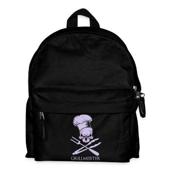 Grillmeister - Kinder Rucksack - Schwarz - Vorne