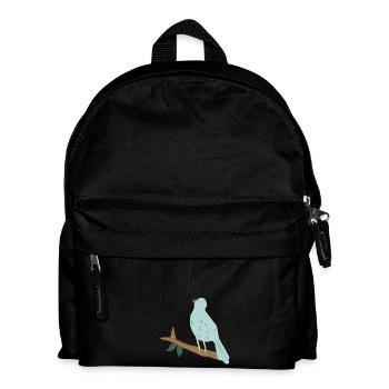 baum tree baumstamm wald forest woods45 - Kinder Rucksack - Schwarz - Vorne