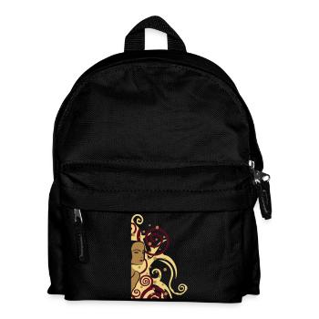 kringelfrau - Kinder Rucksack - Schwarz - Vorne