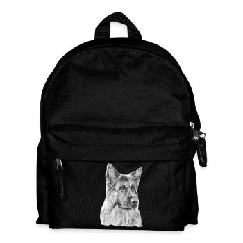 Berger allemand allemand de berger allemand - Sac à dos Enfant - noir - Devant