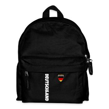 Fußball Deutschland EM 2024 Meister - Kinder Rucksack - Schwarz - Vorne
