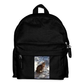 Cat Kitten - Kids' Backpack - black - Front