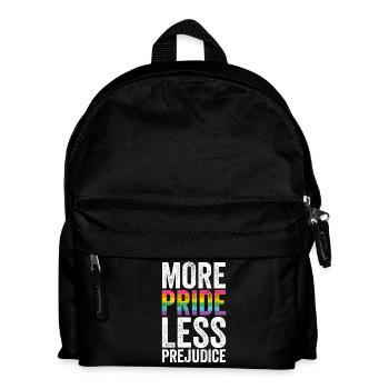 Mois de la fierté LGBT - Plus de fierté, moins de préjugés - Sac à dos Enfant - noir - Devant