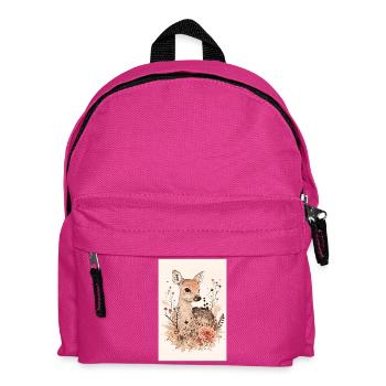 Reh - Kinder Rucksack - Fuchsia - Vorne