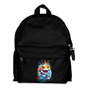Shark - Kids' Backpack - black - Front